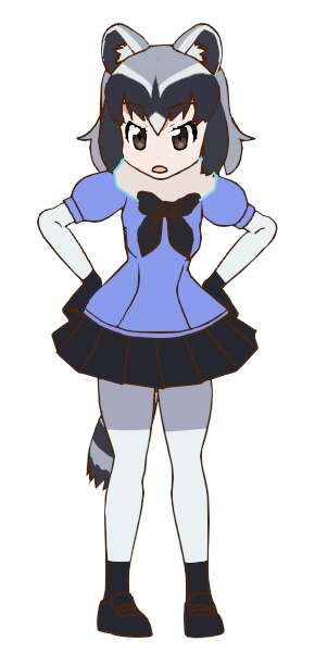 【Free DL】とらべる式 キャラクターモデル (かばん、サーバル、アライグマ、フェネック、マイルカ、イッカク)