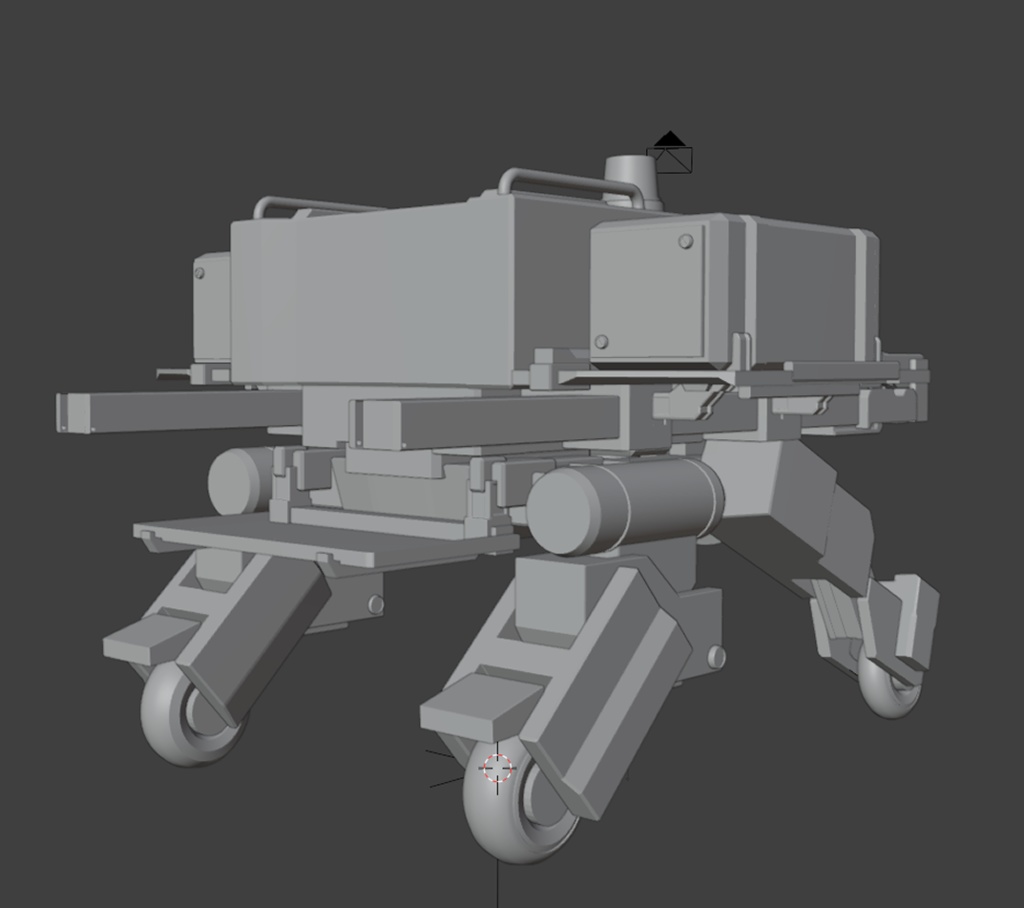 【タクティカル祓魔師】支援ユニット3Dモデル