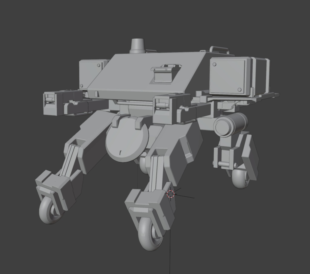 【タクティカル祓魔師】支援ユニット3Dモデル