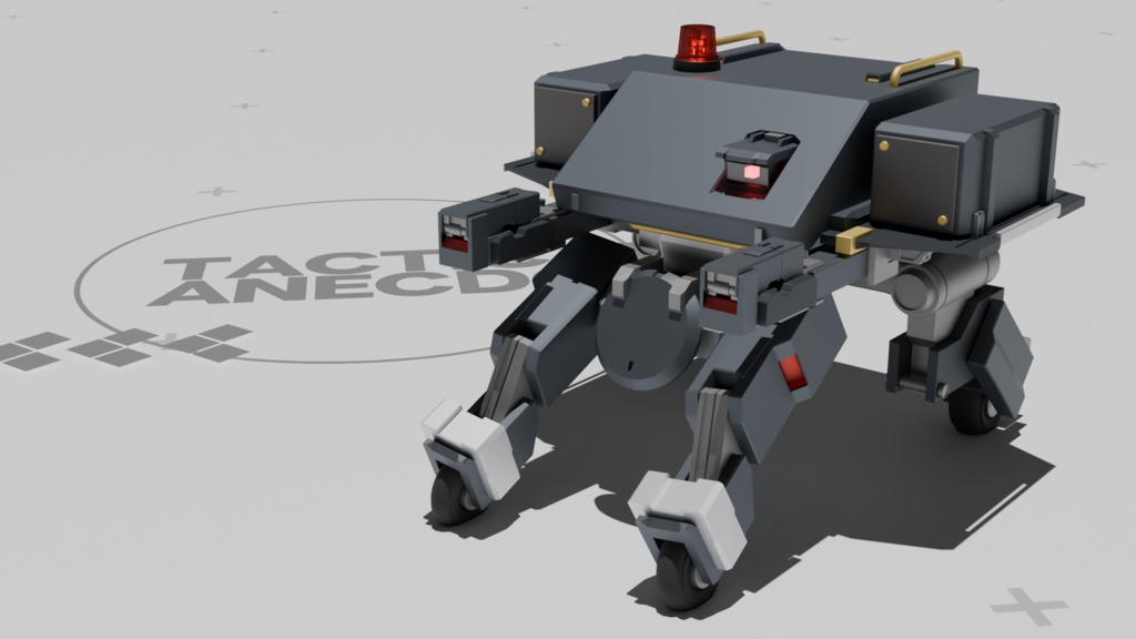 【タクティカル祓魔師】支援ユニット3Dモデル