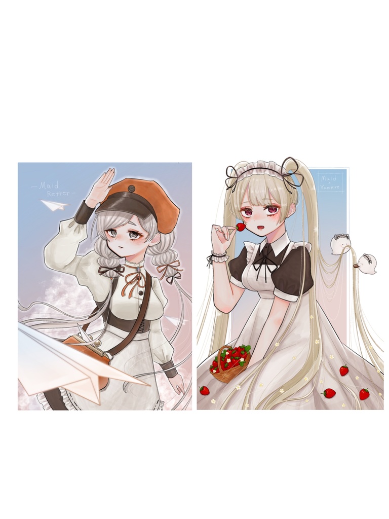 吸血姫・手紙メイド~ポストカードセット~