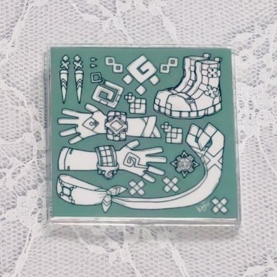 アクリルバッジ　キィニチ