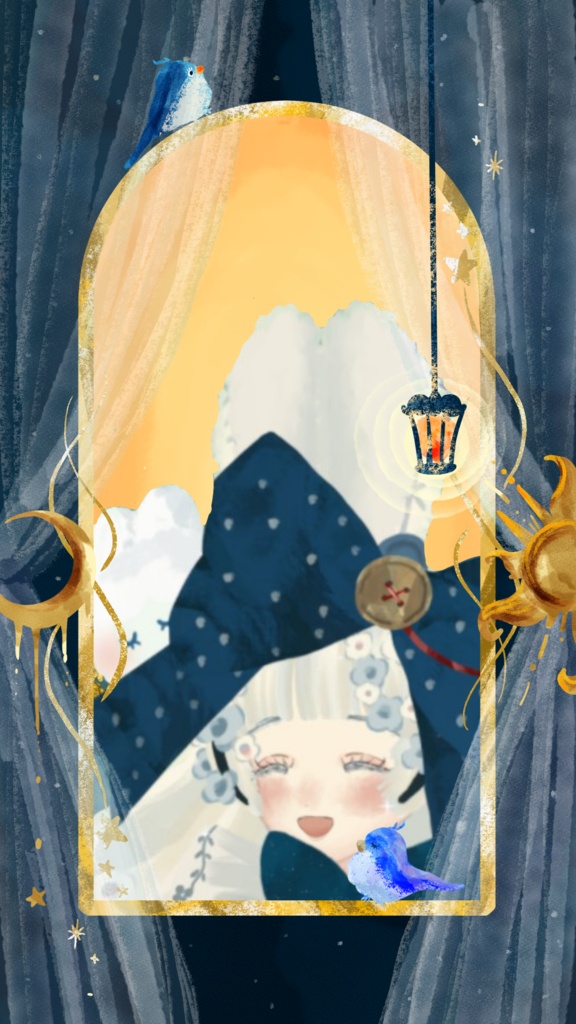 【配信素材】夜の窓辺(無償版)