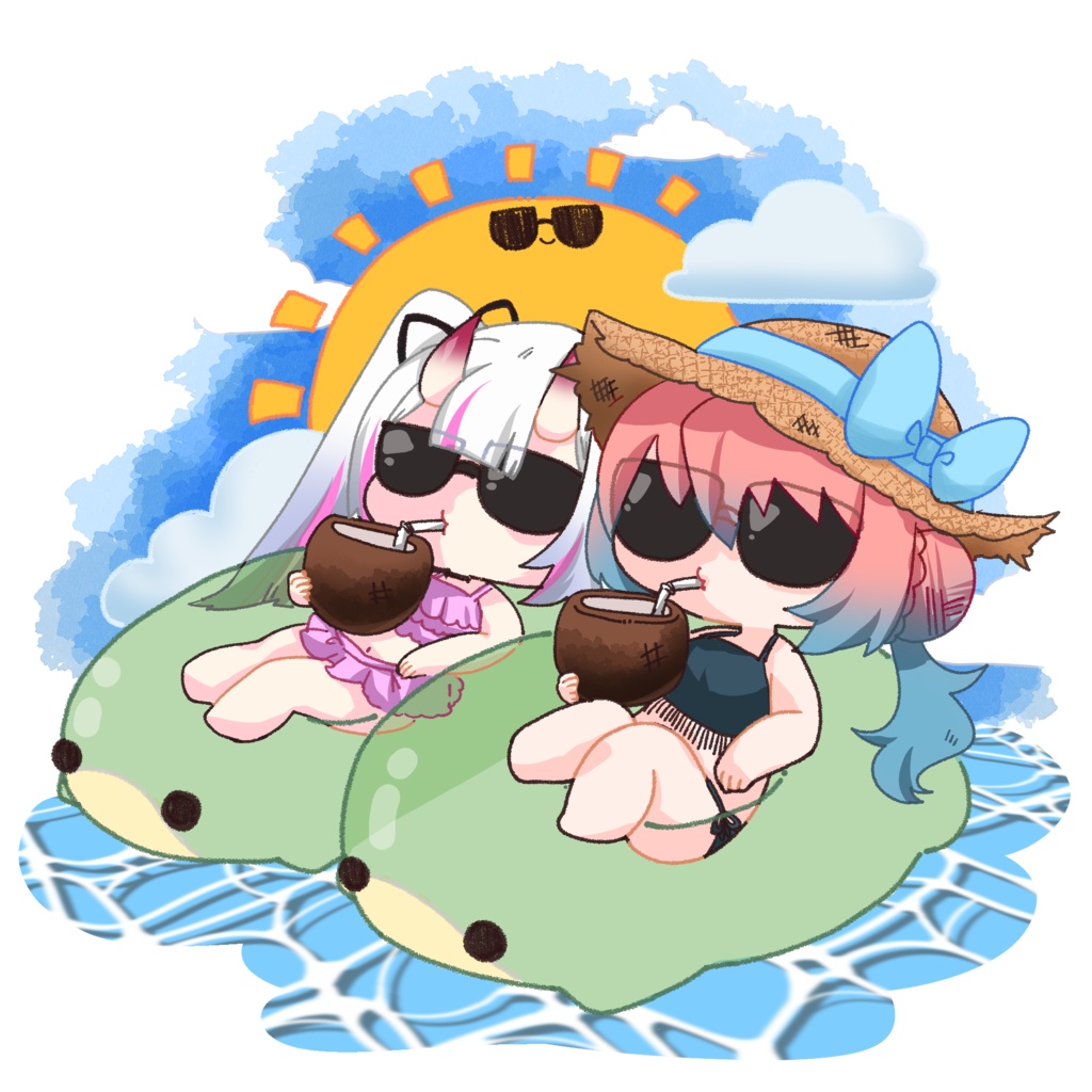 2層アクリルキーホルダー with結鬼うら