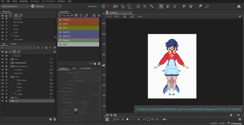Adoptable vTuber Model (Live2D Ready PSD + Wallpaper)