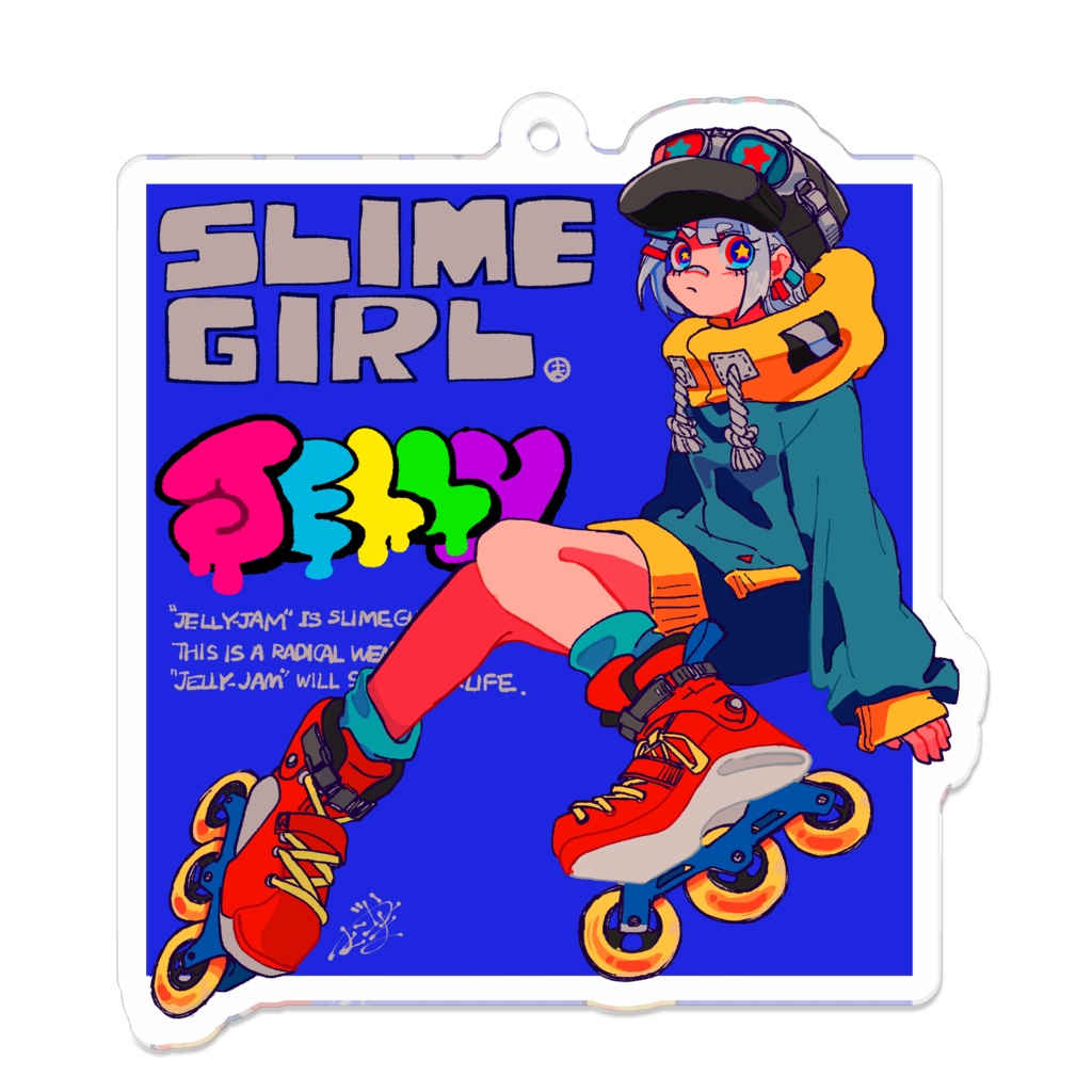 ジェリージャム スケート アクリルキーホルダー