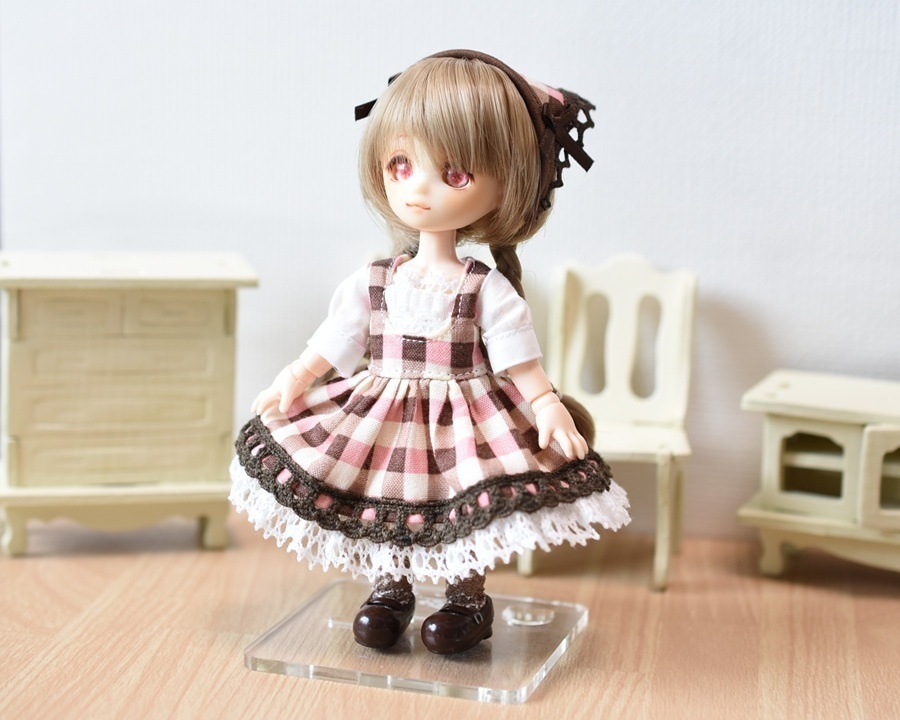 フォークショコラカフェセット(チョコミント)【オビツ11】