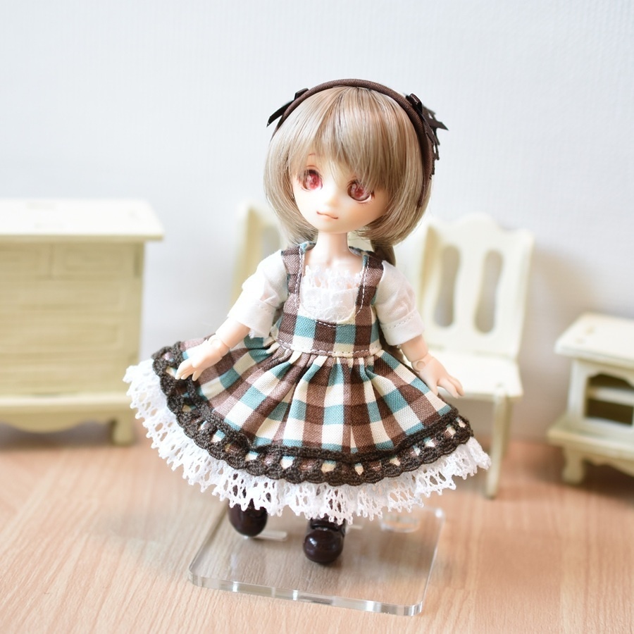 フォークショコラカフェセット(チョコミント)【オビツ11】