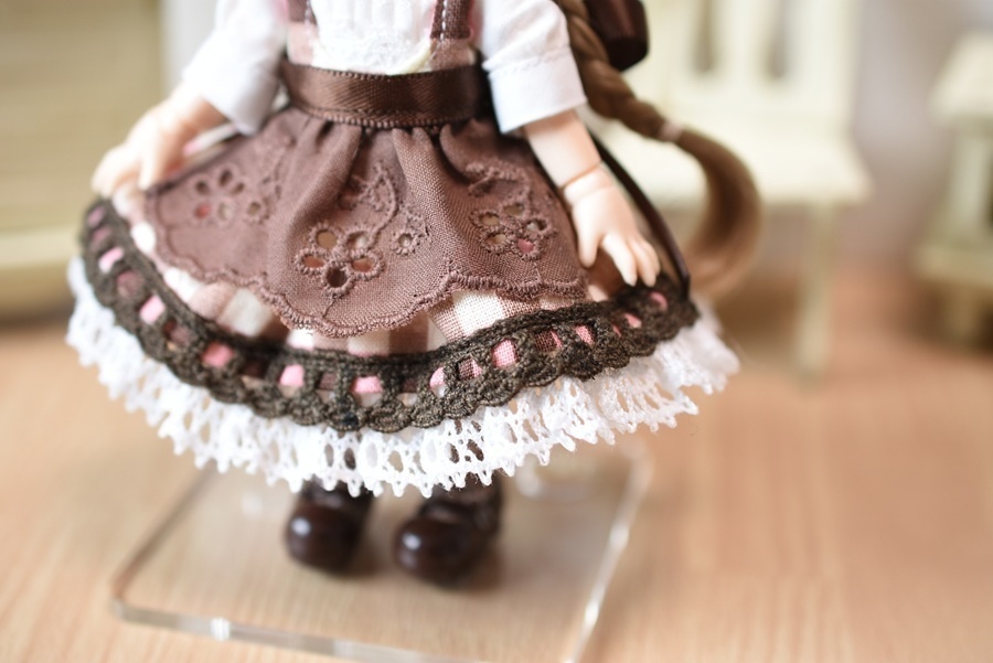 フォークショコラカフェセット(チョコミント)【オビツ11】