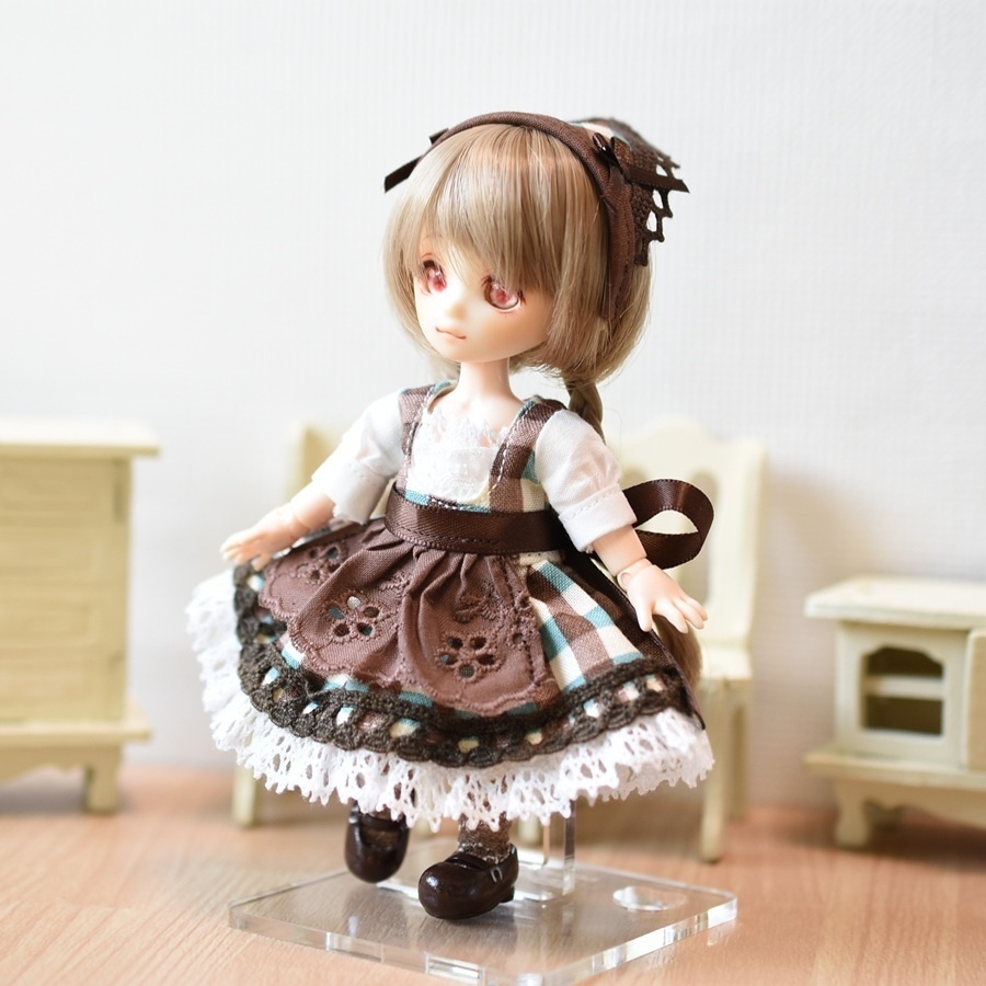 フォークショコラカフェセット(チョコミント)【オビツ11】