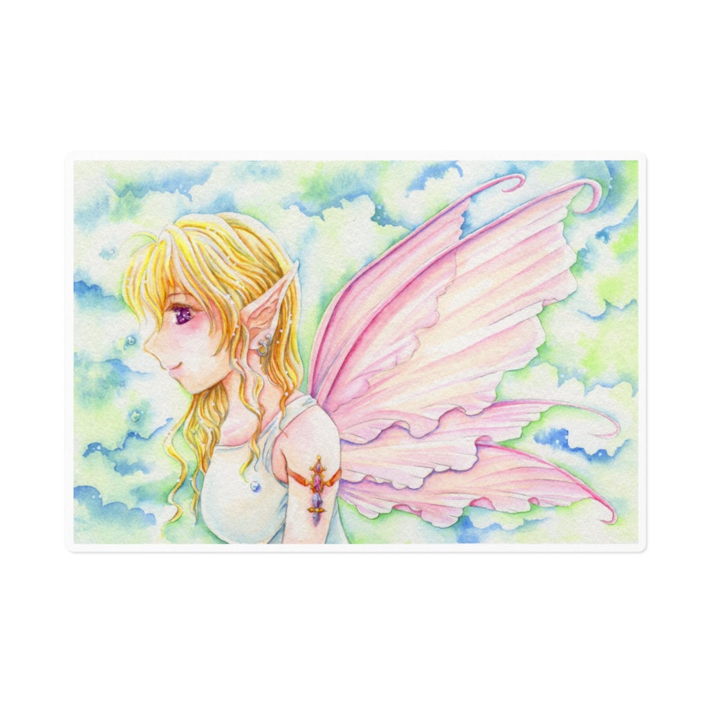 桃色の翅の妖精