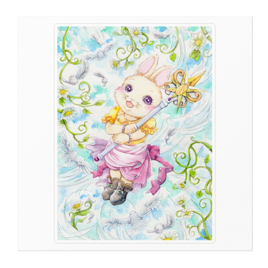 うさぎと巡る光と風