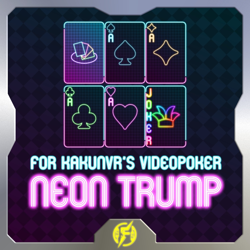 【VideoPoker差し替え用テクスチャ】ネオントランプ