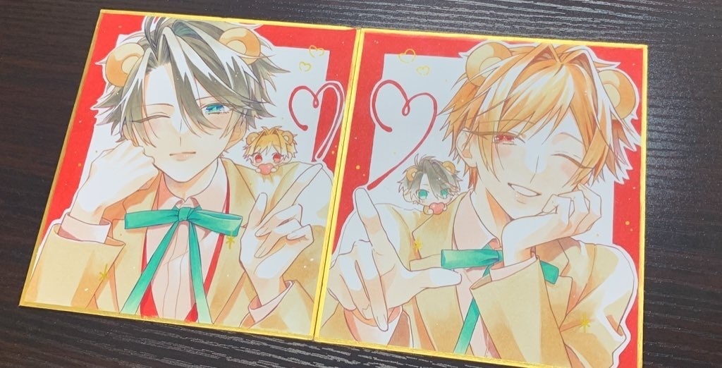 クマ色紙【22:15追加】