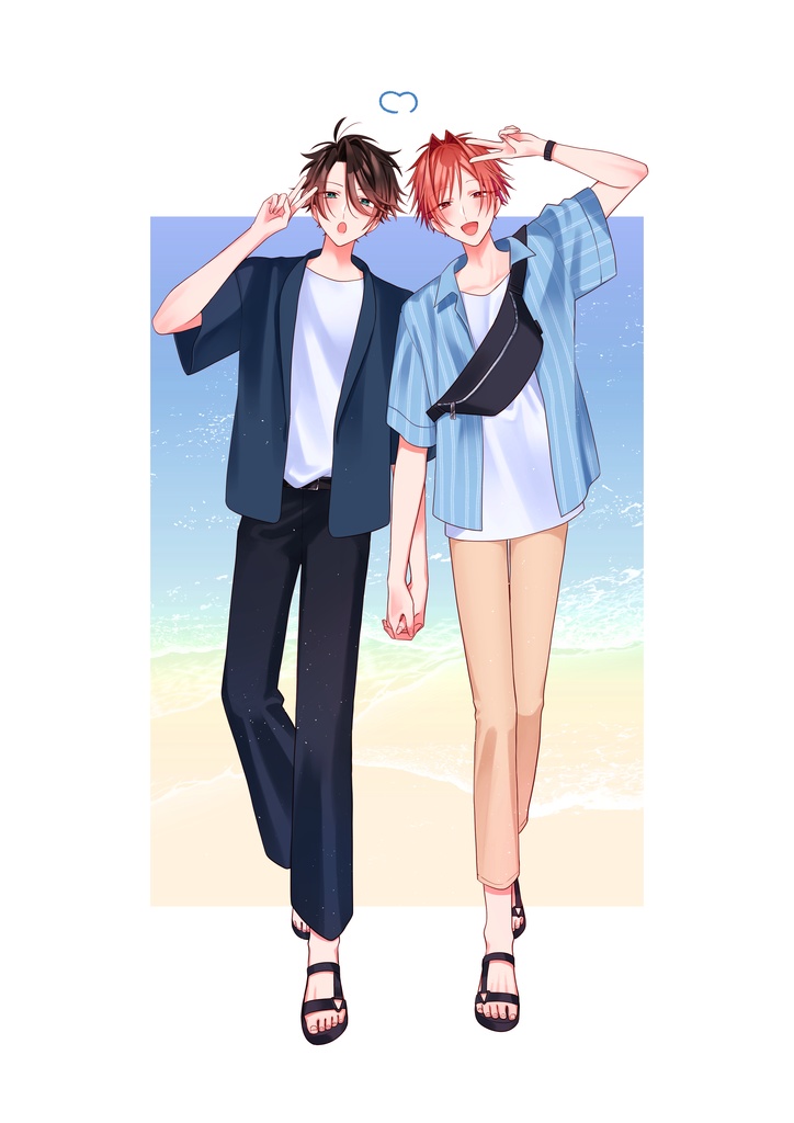 夏デートアクスタ