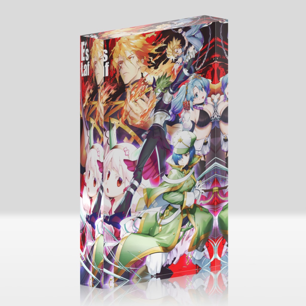 acrylic block illustration, Mikuro [アクリルブロック　みく郎イラスト]