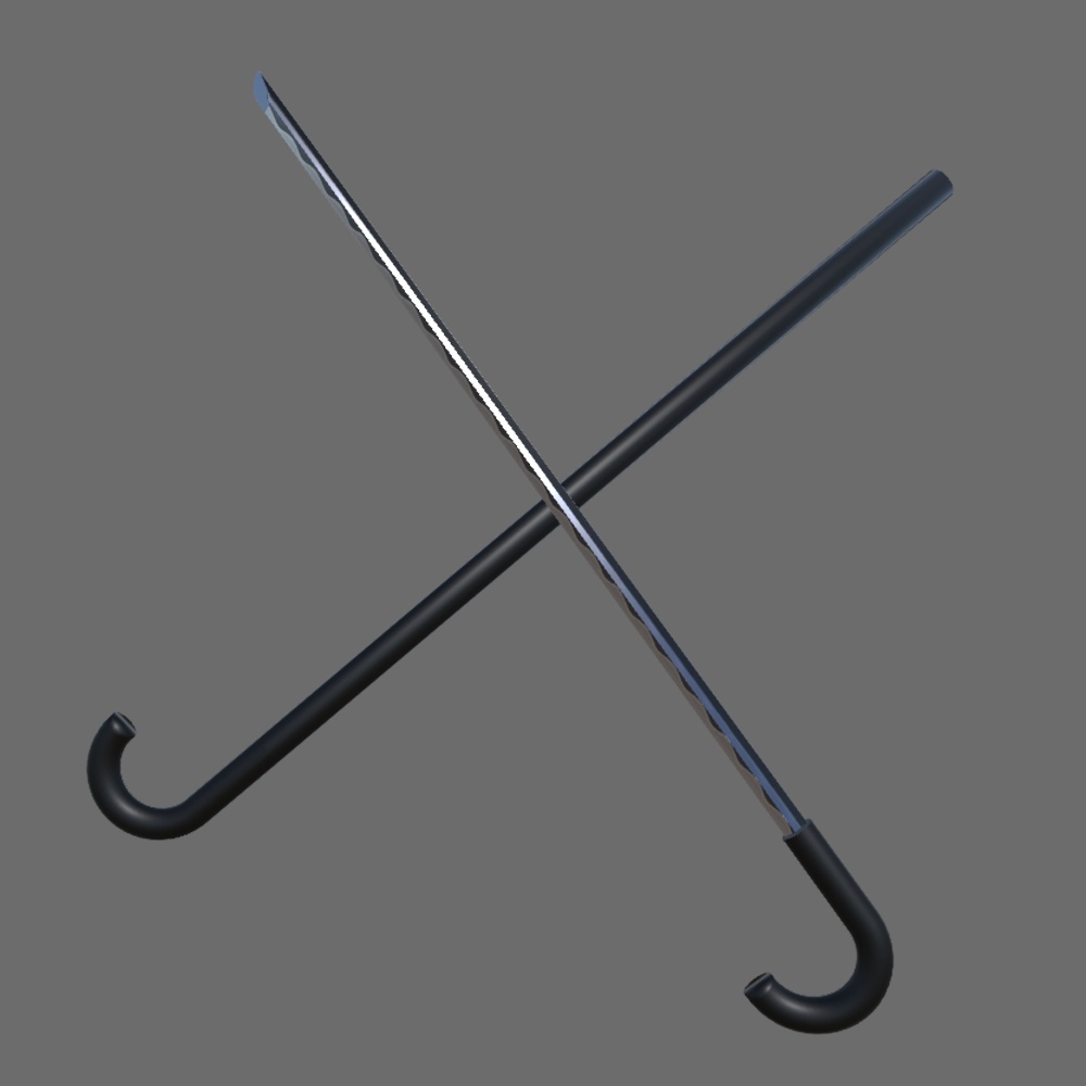 抜刀アニメーション付き『仕込み杖』