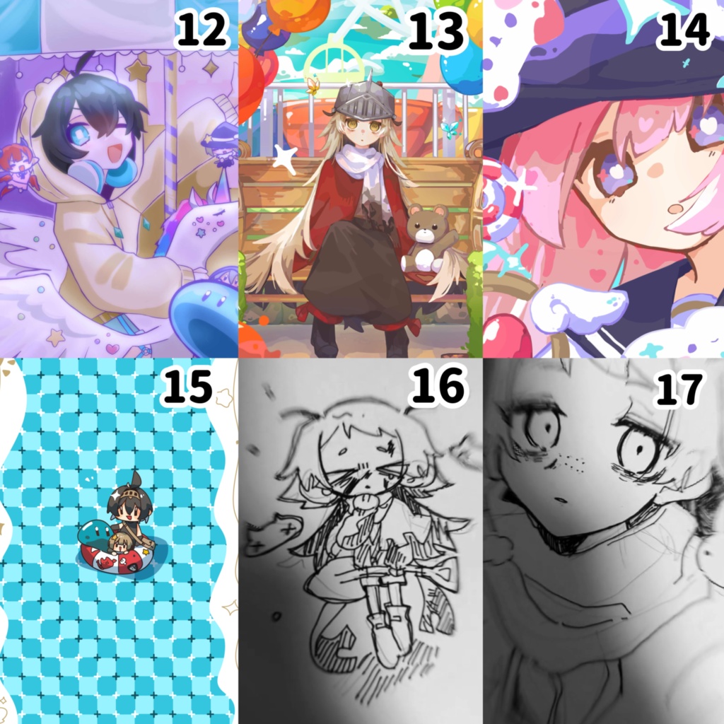 excited✦︎planetポストカード