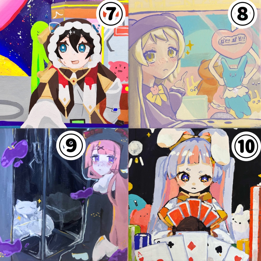 excited✦︎planetポストカード