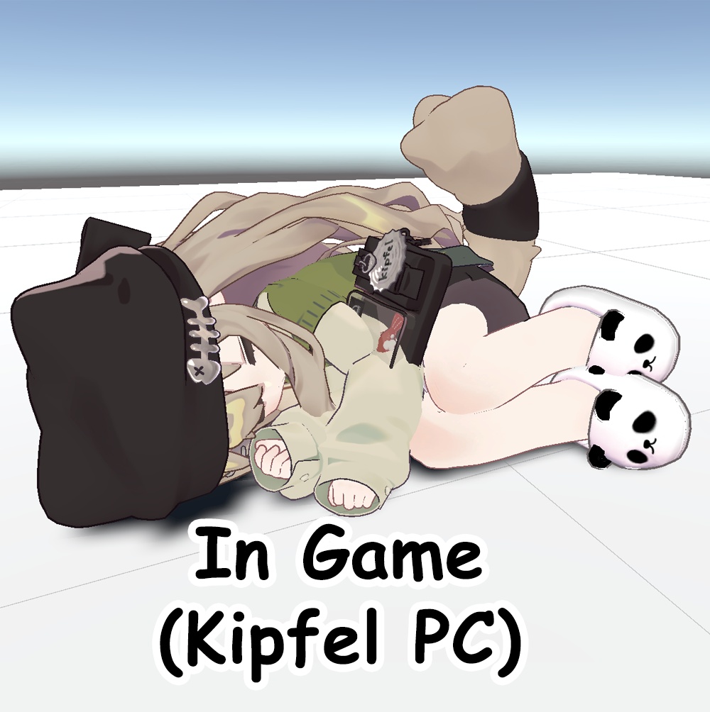 【キプフェル対応】パンダスリッパ|Panda Slippers