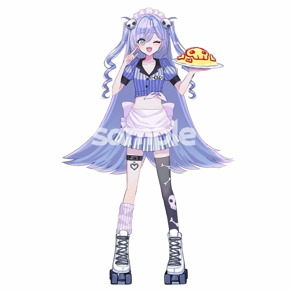 夜乃くろむ　アクルスリタンド　創作ダイナー衣装