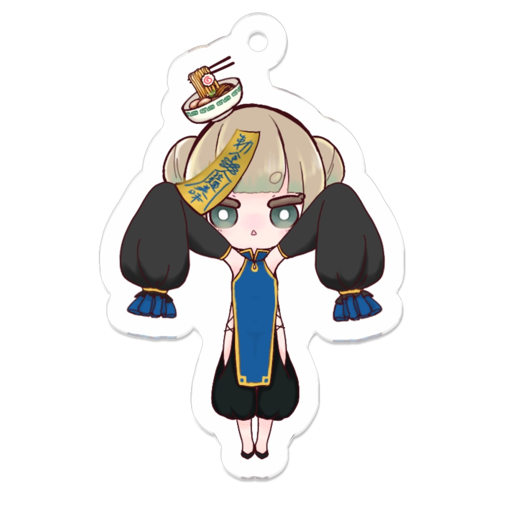 ラーメンキョンシーちゃんアクキー