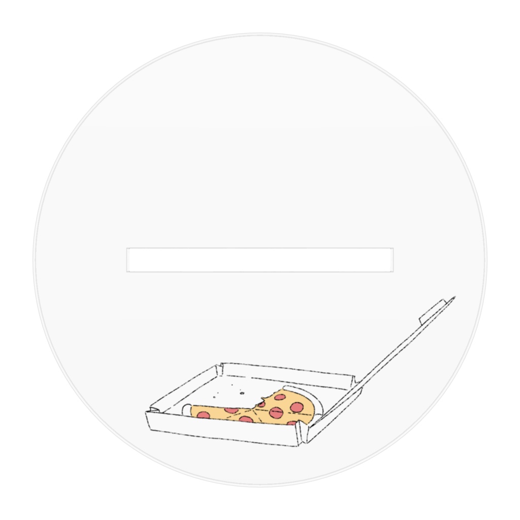 アヤメとお部屋でピザ【アクリルフィギュア】