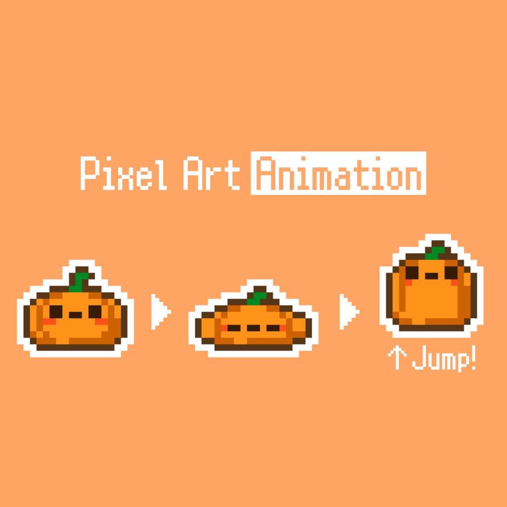 【動く.ドット絵アクセサリー】HalloweenPixelSet