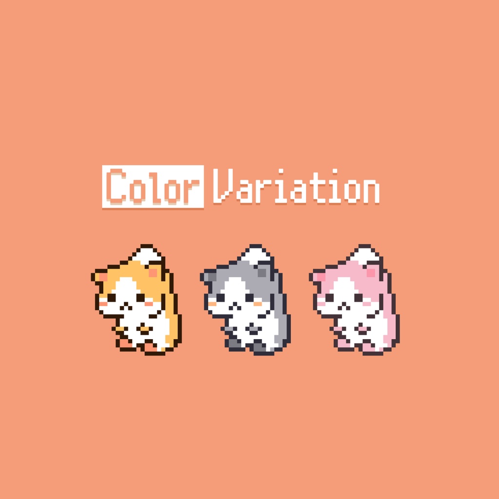 【動く.ドット絵アクセサリー】くわえられるはむすたー【MA対応】