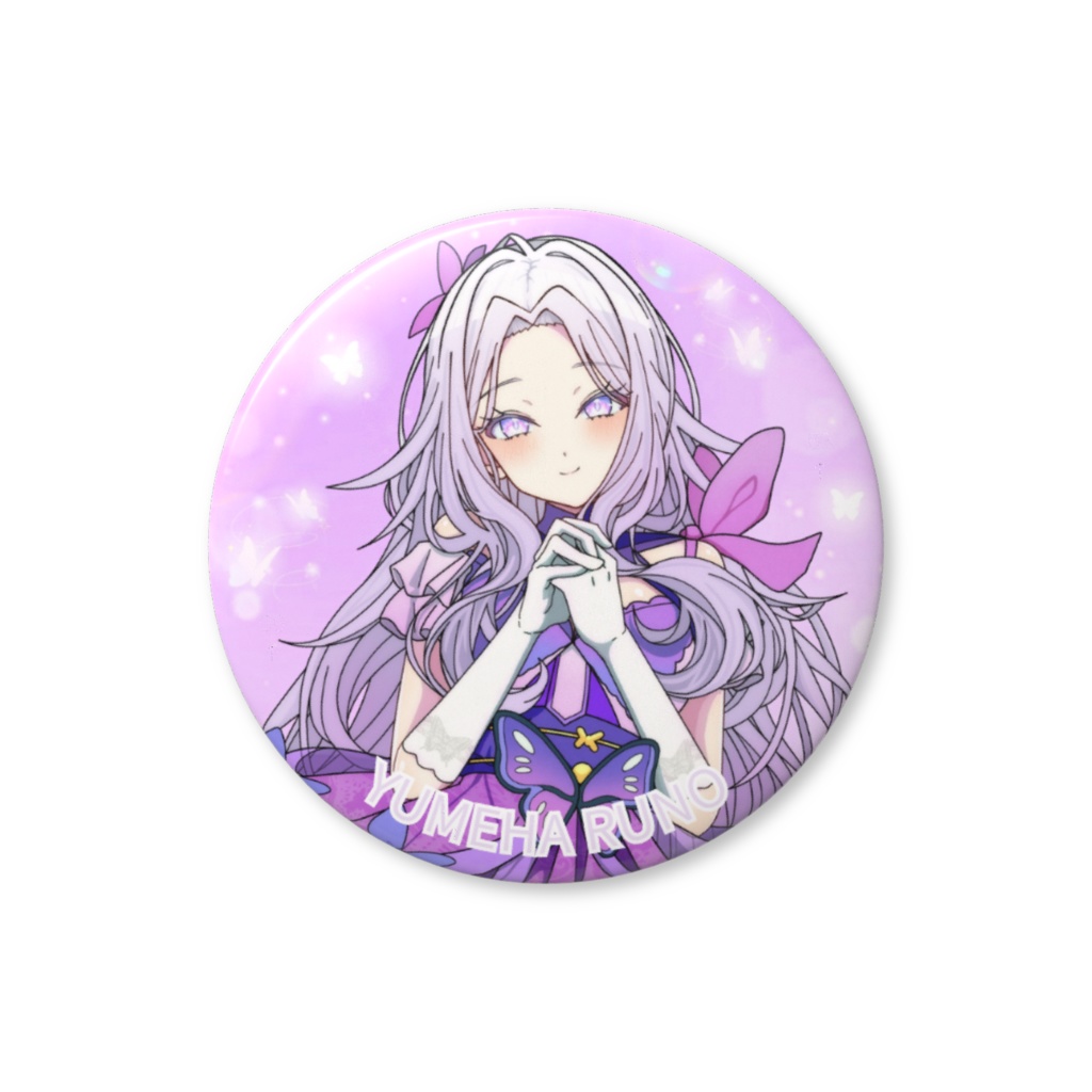 夢羽るの缶バッジ【87project】