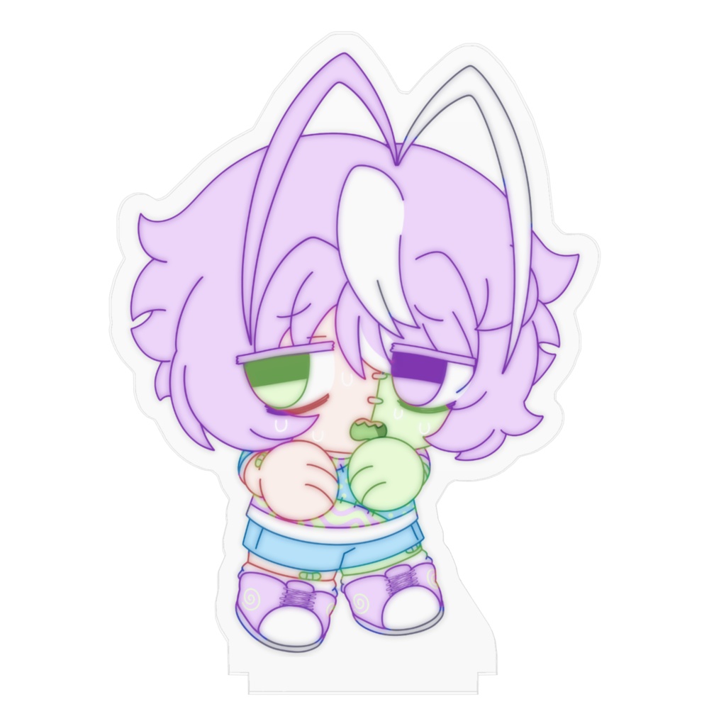 【 pre-debut merch 】iyoma chibi standee / ショタゾンビVTuber