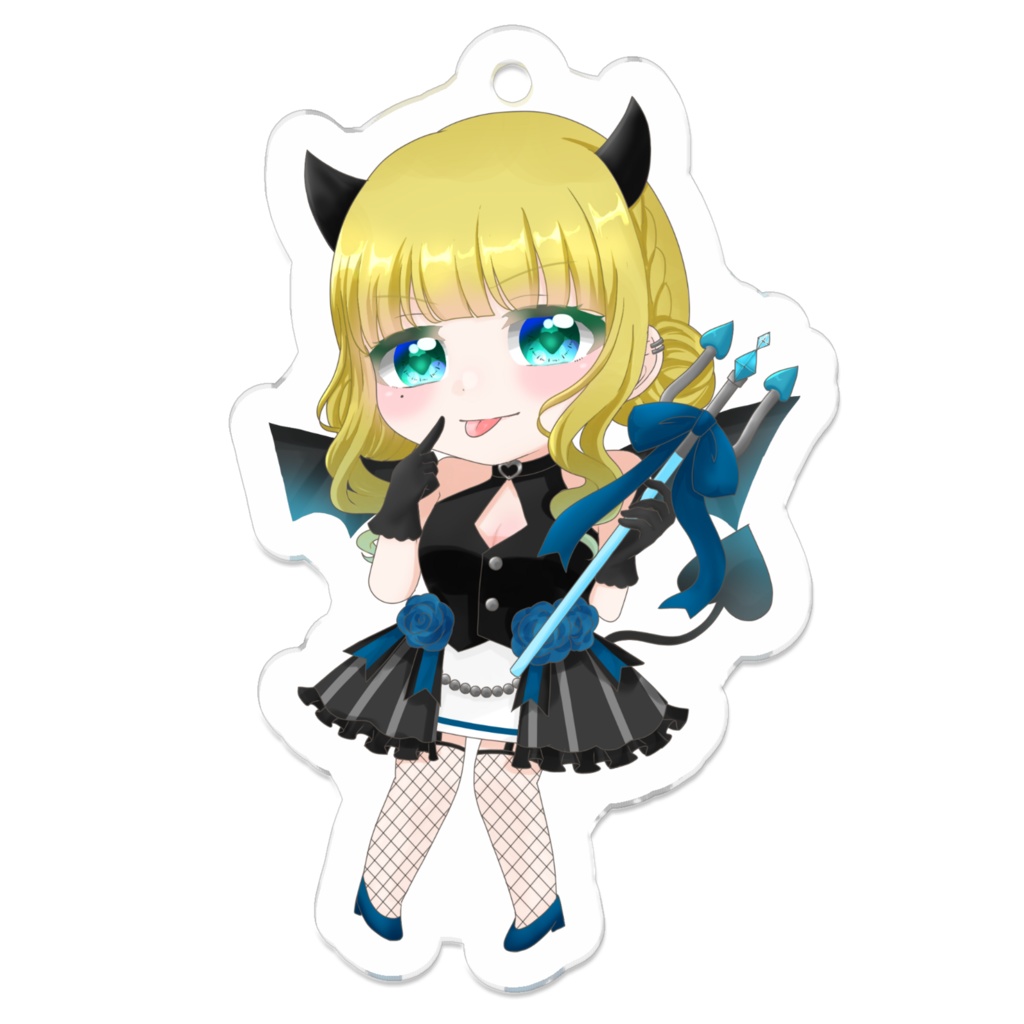 【れぷす*描き下ろし】アクリルキーホルダー【悪魔編】