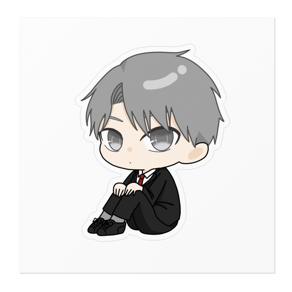 怪異症候群 ちょこん座りステッカー 氷室等