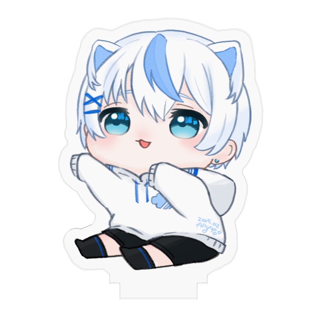 【楽闇ブラン】お座りアクリルフィギュア