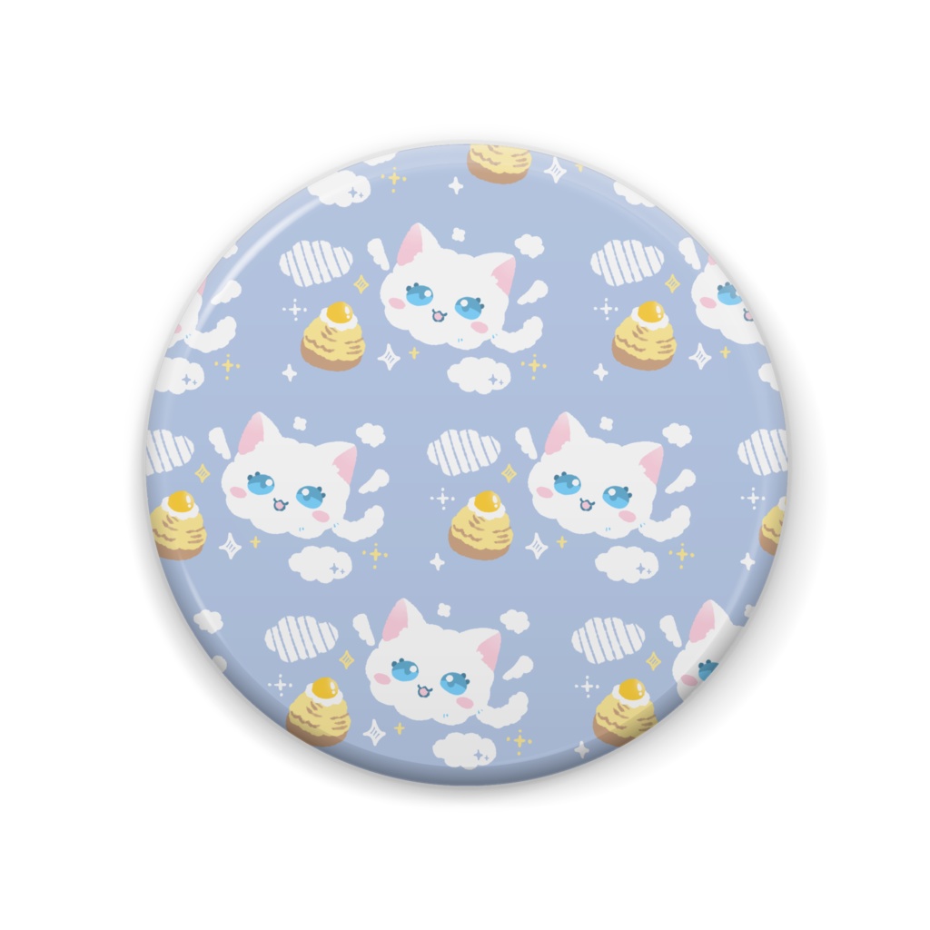 【楽闇ブラン】１.５周年記念　缶バッジ　青色