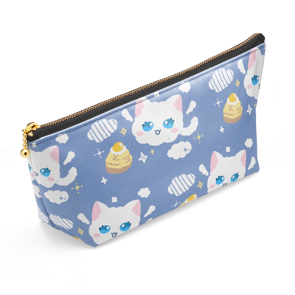 【楽闇ブラン】1.5周年記念 ポーチ 青色