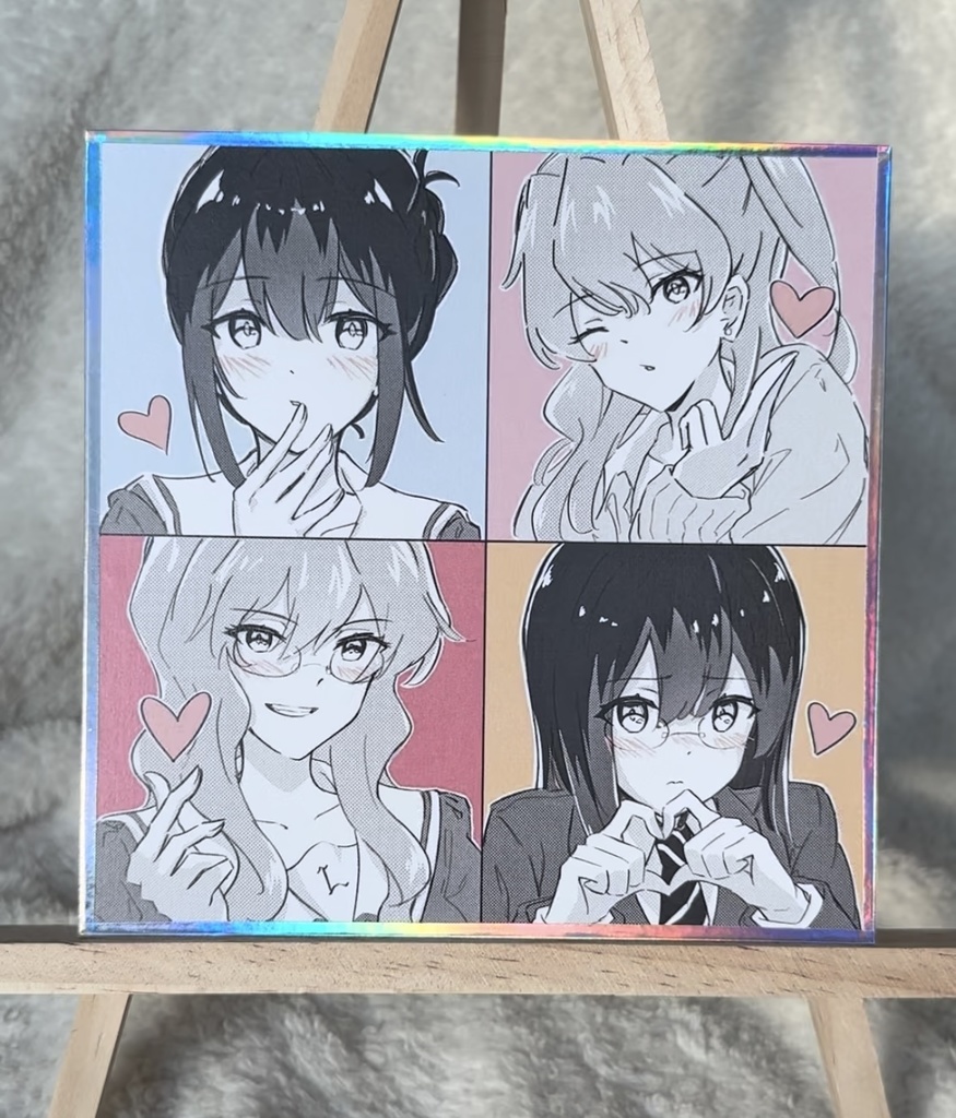 私の百合はお仕事です　すみかの色紙