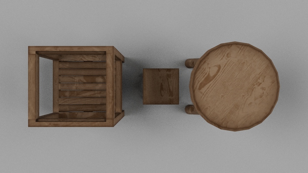 木製テーブルセット 01