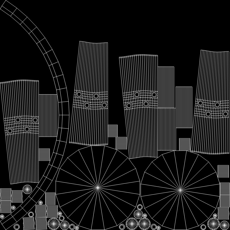 木製テーブルセット 01