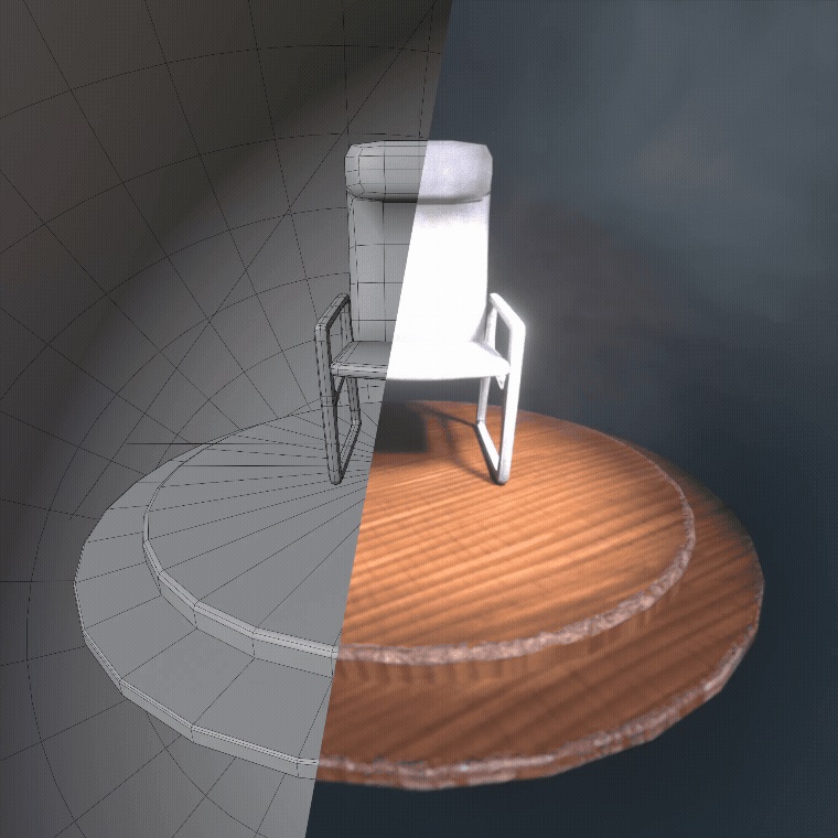 椅子三点アセット