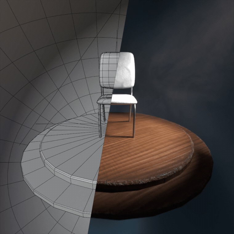 椅子三点アセット