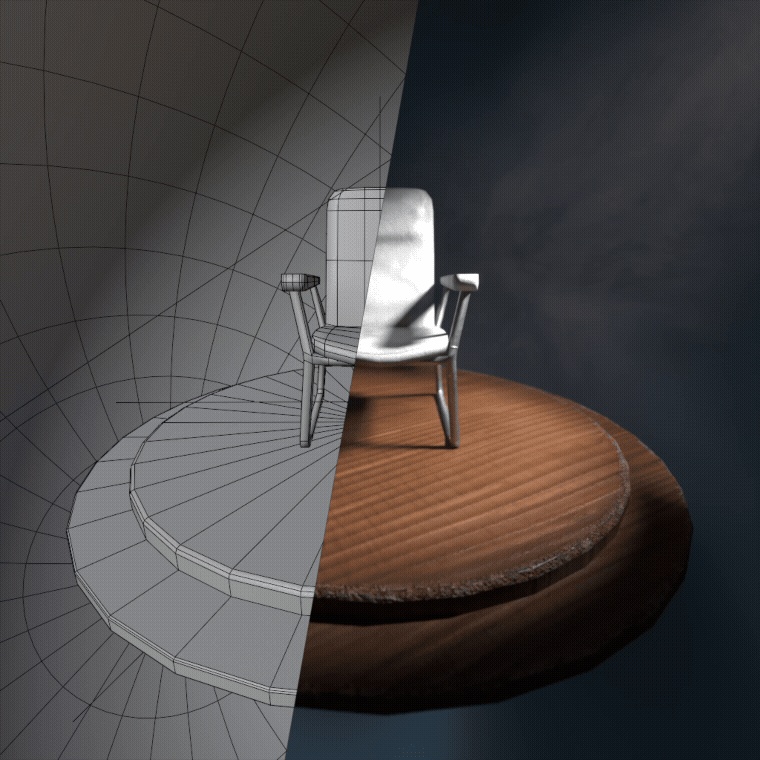 椅子三点アセット