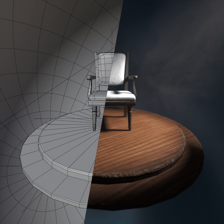 椅子三点アセット