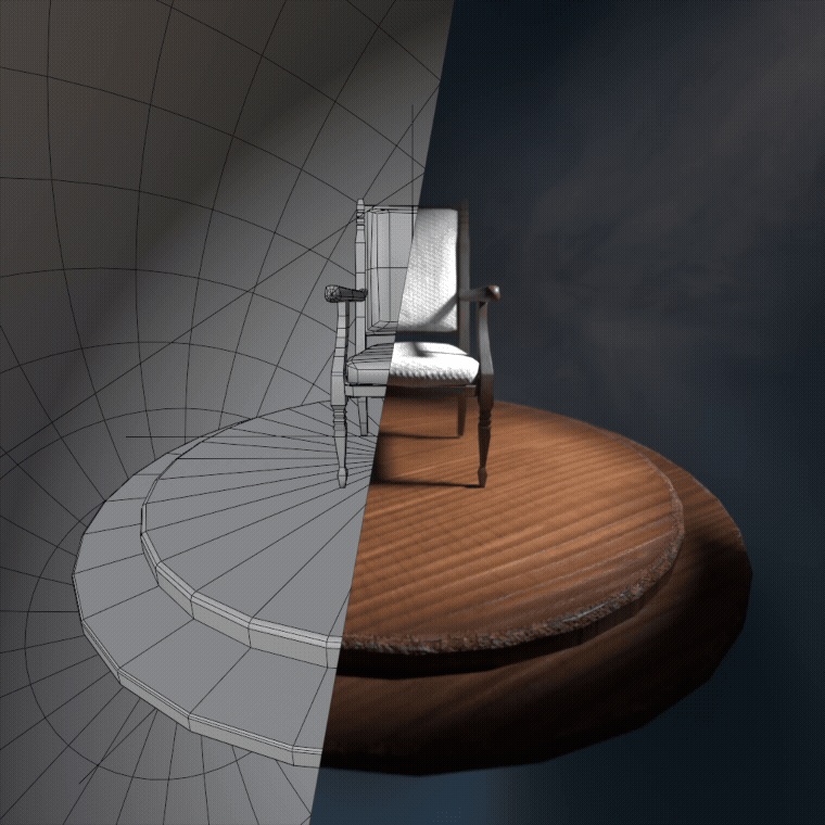 椅子三点アセット