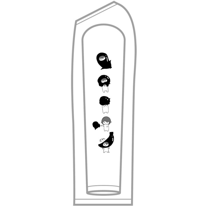 【期間限定】ぽんこつ。 パーカー 白