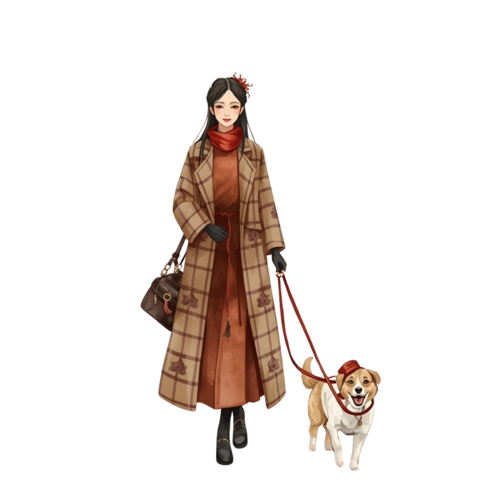 水彩画で描く秋の風景クリップアート素材集