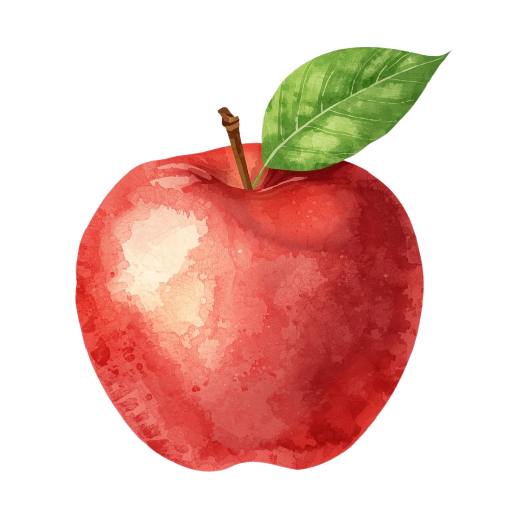 やさしい水彩タッチのスイーツ&フルーツ素材集(背景透過済み)