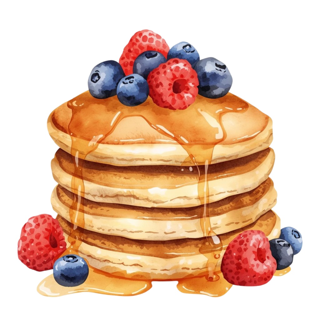 やさしい水彩タッチのスイーツ&フルーツ素材集(背景透過済み)