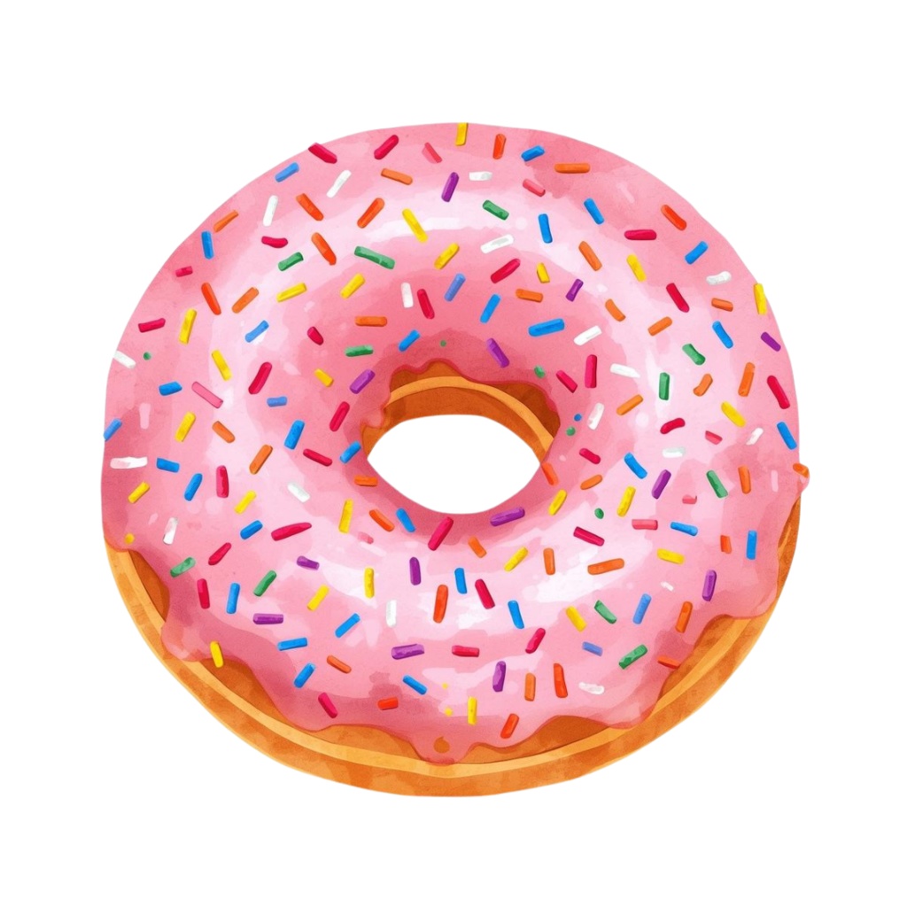 やさしい水彩タッチのスイーツ&フルーツ素材集(背景透過済み)