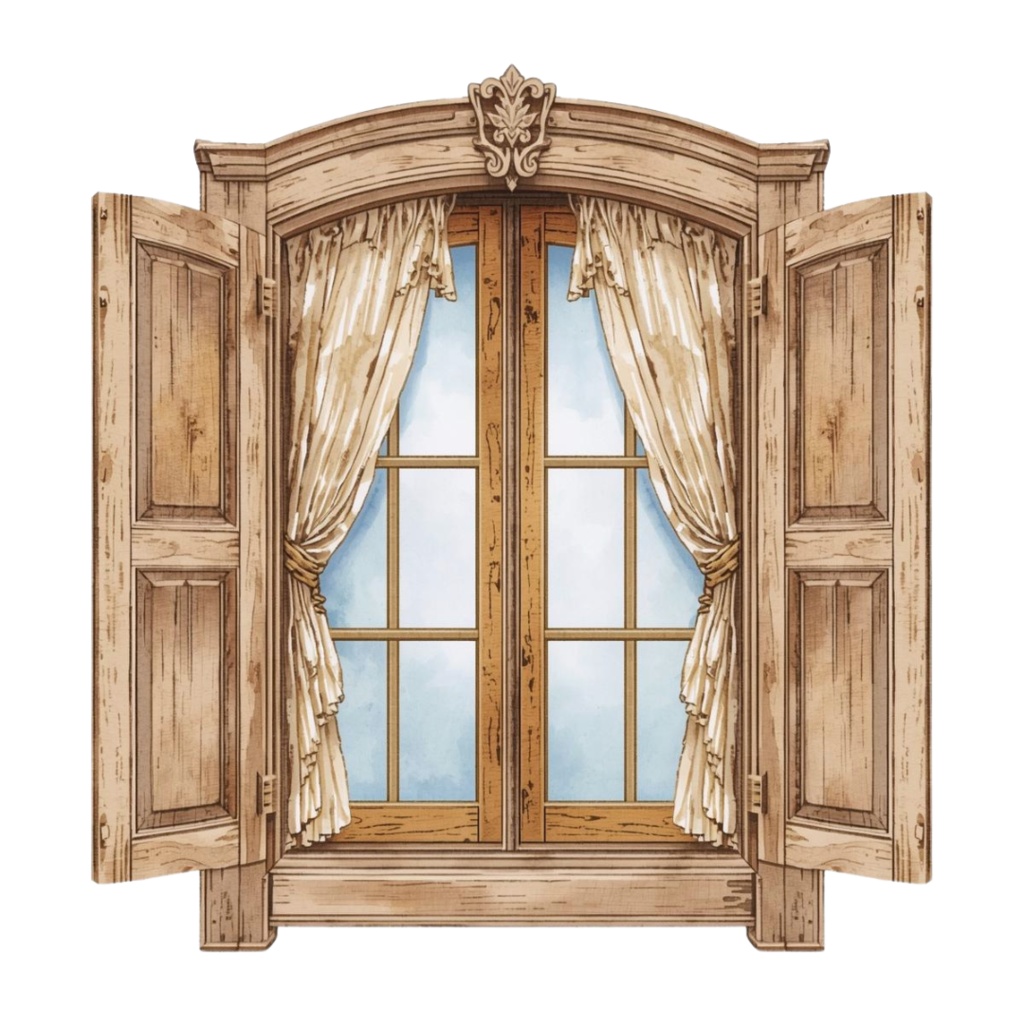 本棚など読書の秋にぴったりなインテリア雑貨クリップアート素材セット